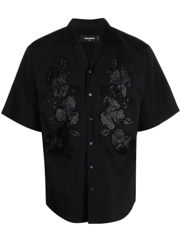 Dsquared2  floral-print short-sleeved shirt