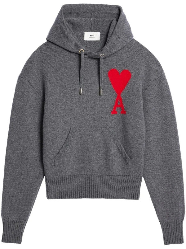AMI Paris  Ami de Coeur wool hoodie