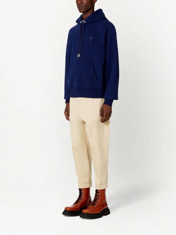 AMI Paris  Ami de Coeur long-sleeve hoodie - Image 3