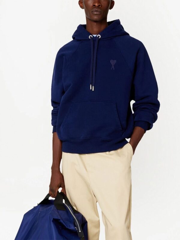 AMI Paris  Ami de Coeur long-sleeve hoodie - Image 2