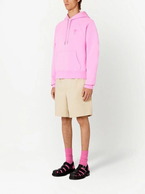 AMI Paris  Ami de Coeur monogram hoodie - Image 3