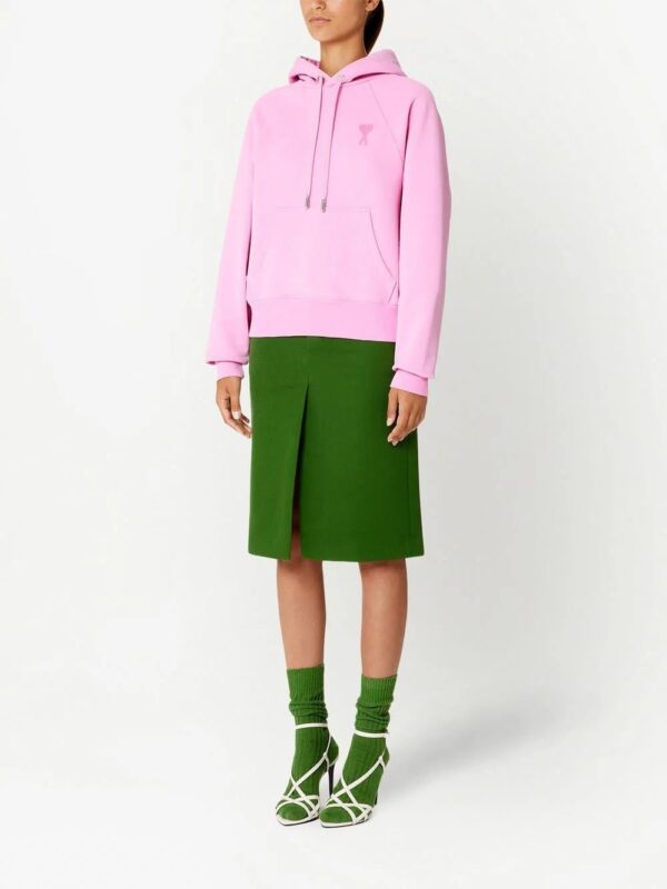 AMI Paris  Ami de Coeur monogram hoodie - Image 2