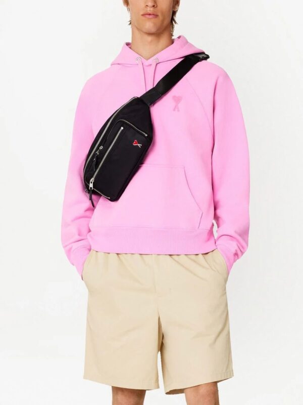 AMI Paris  Ami de Coeur monogram hoodie - Image 4