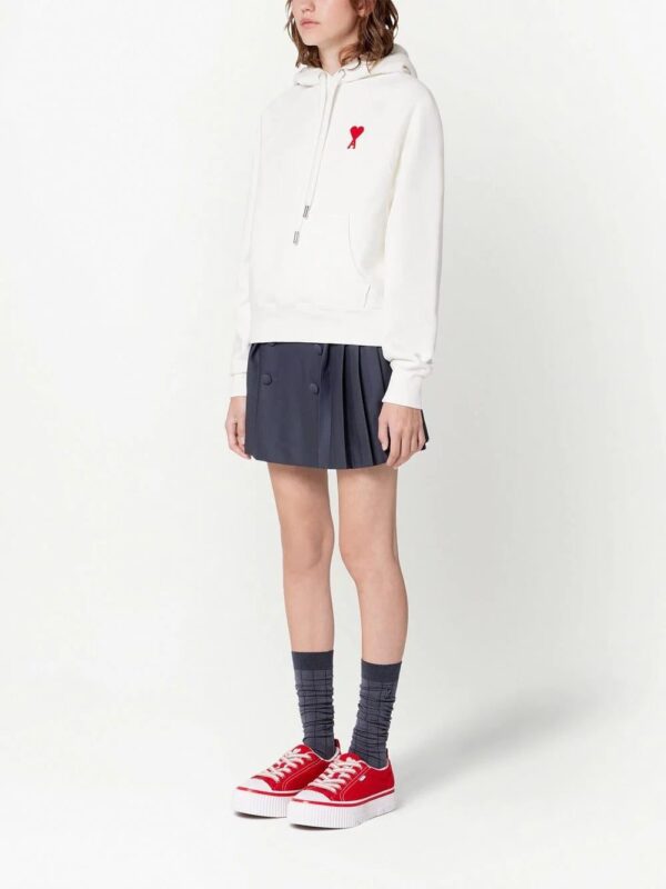 AMI Paris  Ami De Coeur long-sleeve hoodie - Image 2