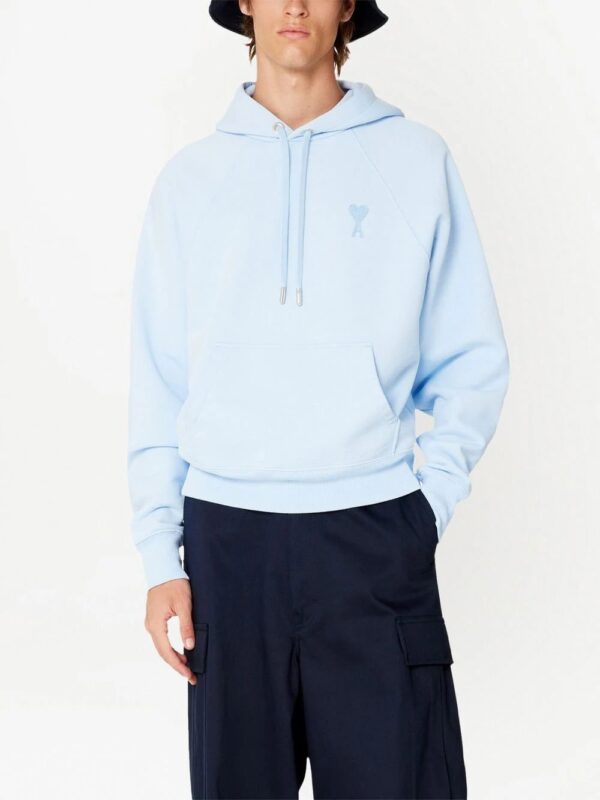 AMI Paris  Ami De Coeur long-sleeve hoodie - Image 4
