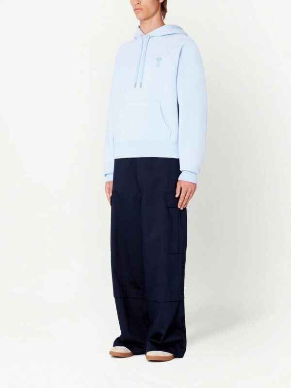 AMI Paris  Ami De Coeur long-sleeve hoodie - Image 3