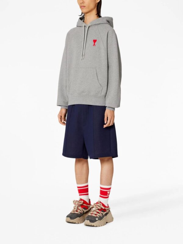 AMI Paris  Ami de Coeur embroidered hoodie - Image 3