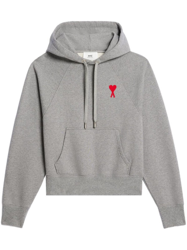 AMI Paris  Ami de Coeur embroidered hoodie