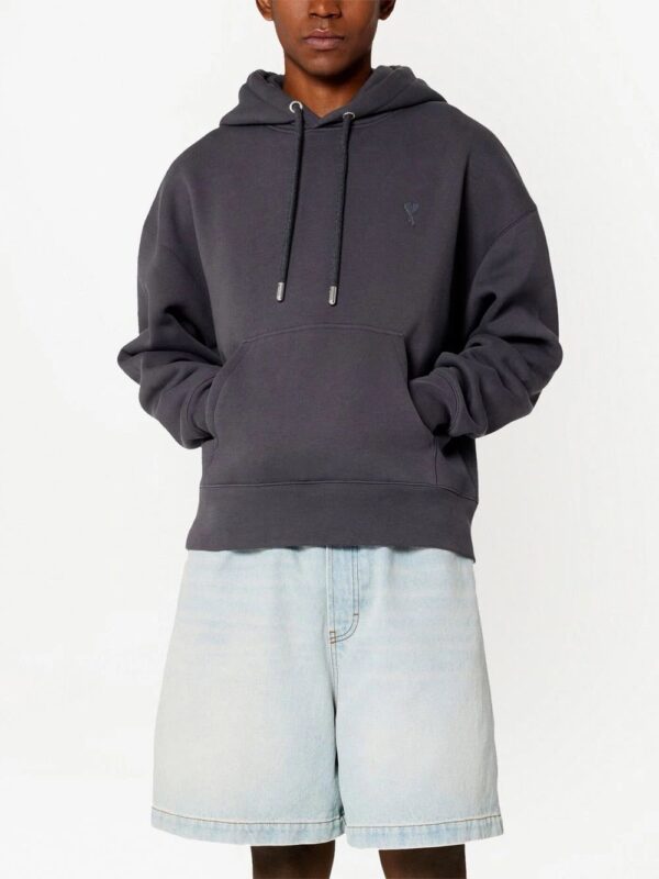 AMI Paris  Ami De Coeur long-sleeve hoodie - Image 4