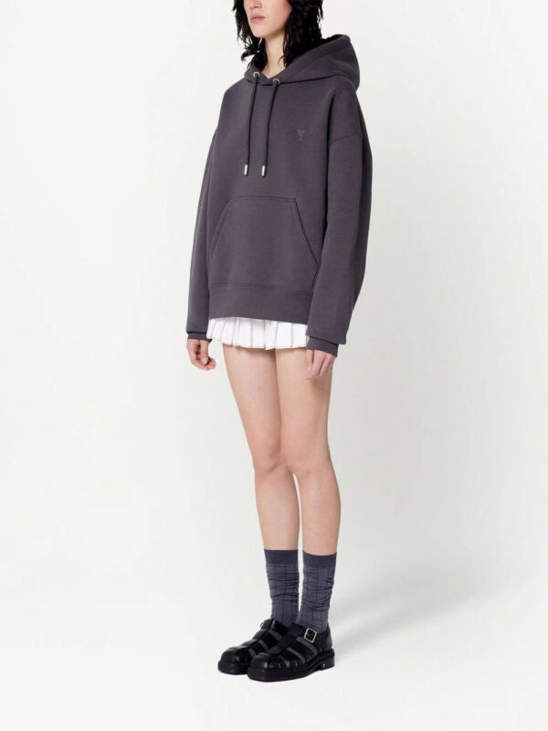 AMI Paris  Ami De Coeur long-sleeve hoodie - Image 2