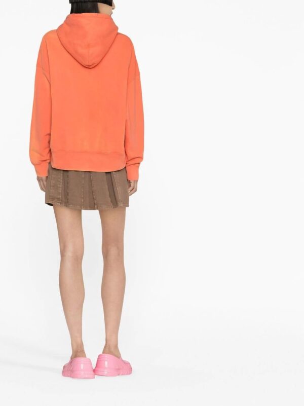 Off-White  logo-embossed drawstring hoodie - Image 4