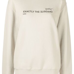 Off-White  slogan-print sweatshirt