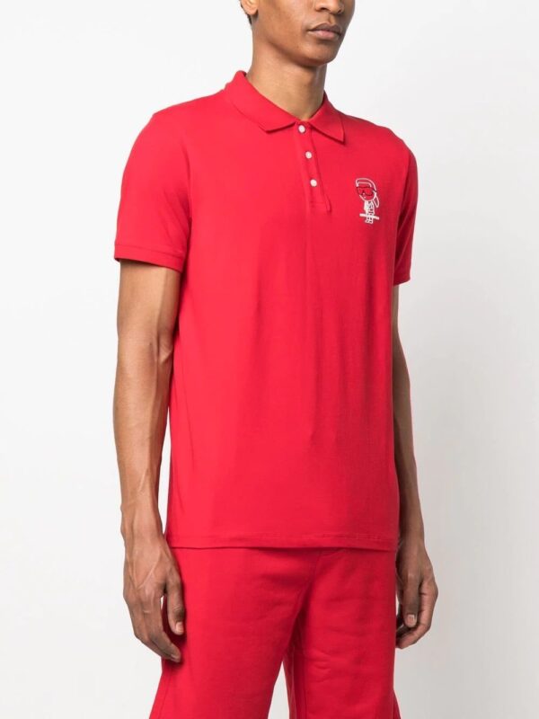 Karl Lagerfeld  logo-print polo shirt - Image 2