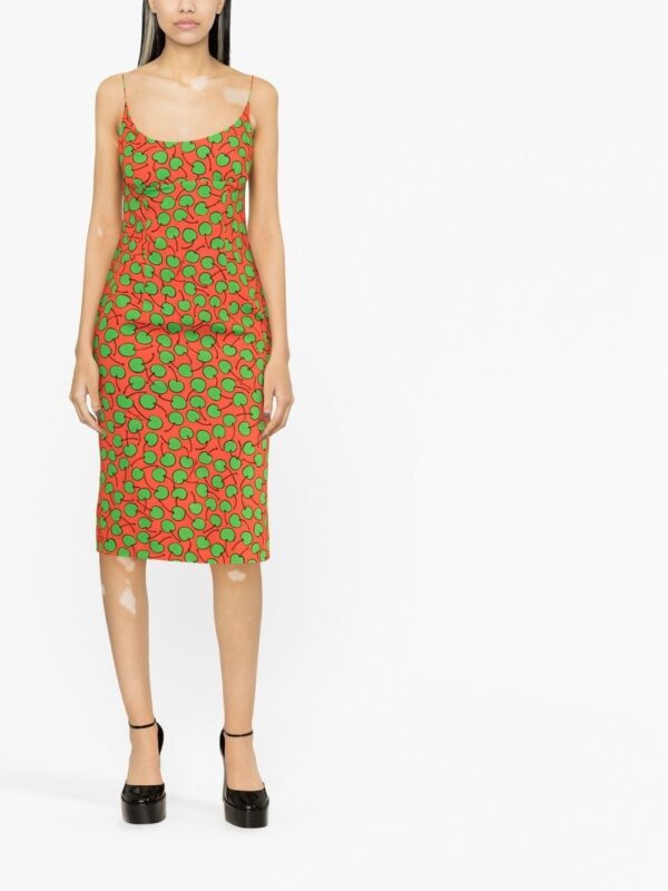 Moschino graphic-print midi dress - Image 2