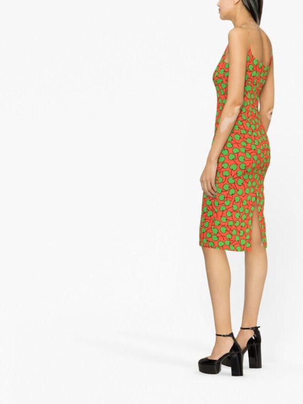 Moschino graphic-print midi dress - Image 4