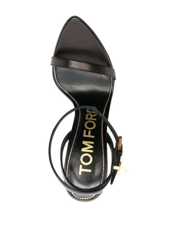 TOM FORD  Padlock 105mm leather sandals - Image 4