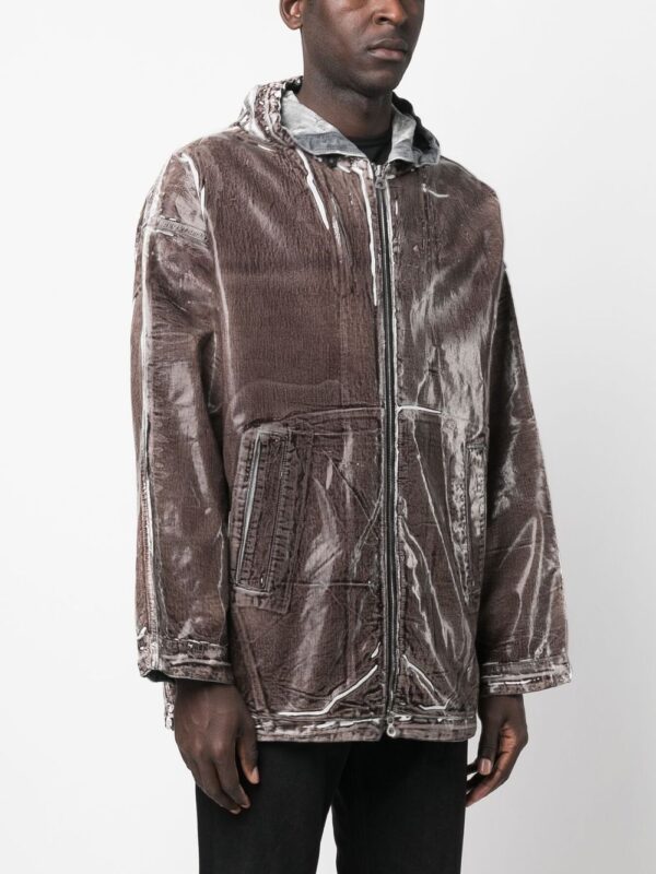 Diesel  coated denim jacket - Image 3