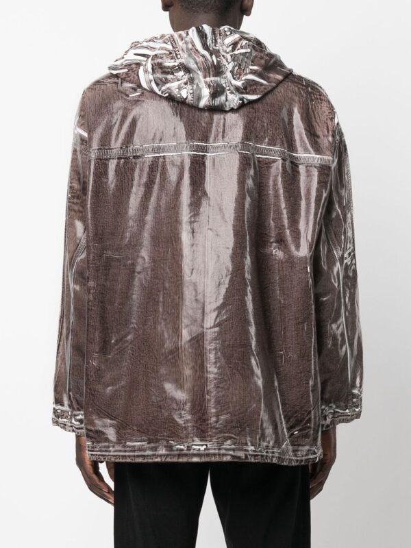 Diesel  coated denim jacket - Image 4
