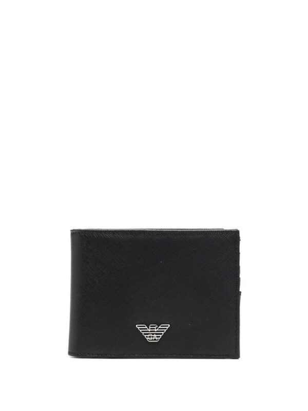 Emporio Armani logo-plaque bi-fold wallet