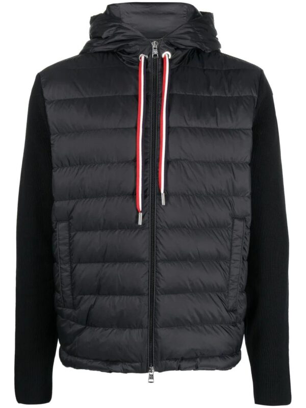 Moncler  padded knitted jacket