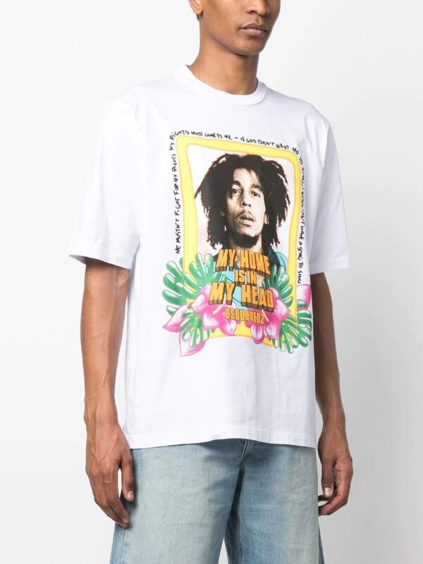 Dsquared2  graphic-print short-sleeved T-shirt - Image 3