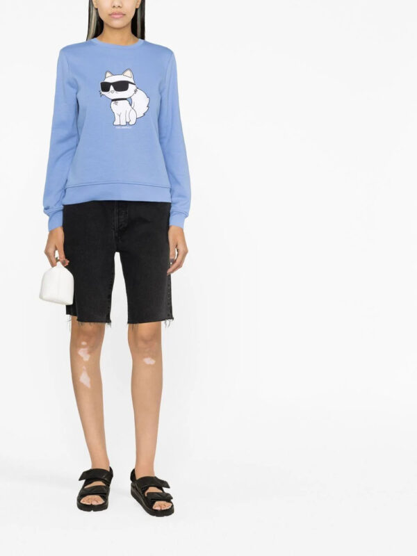 Karl Lagerfeld  Ikonik Karl-print crew neck sweatshirt - Image 2