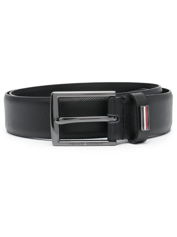 Louis Vuitton logo-plaque leather belt