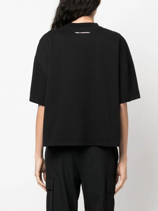 Karl Lagerfeld  logo-print short-sleeved T-shirt - Image 4