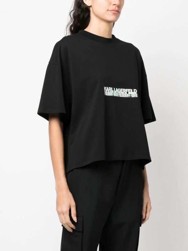 Karl Lagerfeld  logo-print short-sleeved T-shirt - Image 3