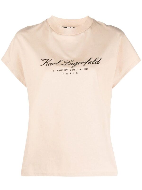 Karl Lagerfeld  logo-print organic cotton T-shirt