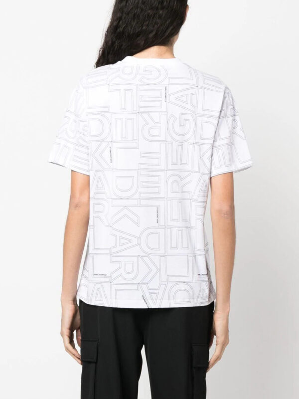 Karl Lagerfeld  logo-print short-sleeved T-shirt - Image 4