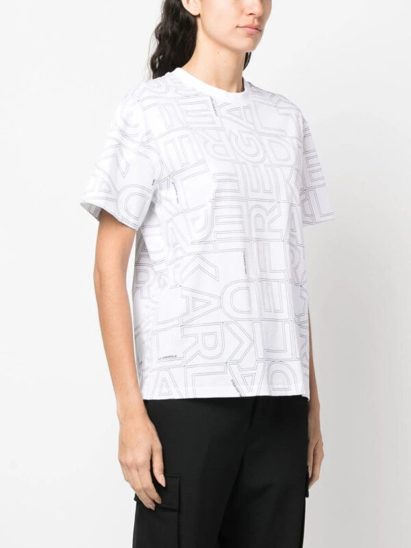 Karl Lagerfeld  logo-print short-sleeved T-shirt - Image 3