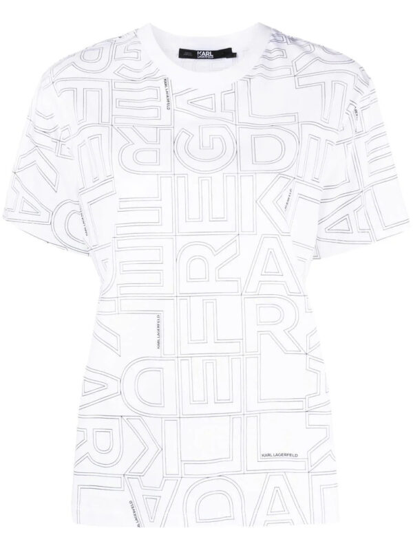 Karl Lagerfeld  logo-print short-sleeved T-shirt