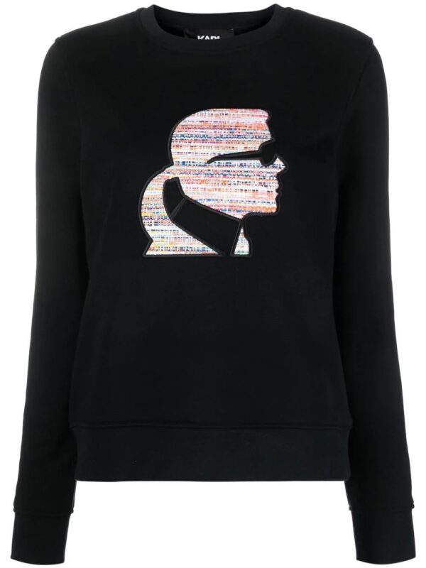 Karl Lagerfeld  Bouclé Profile sweatshirt