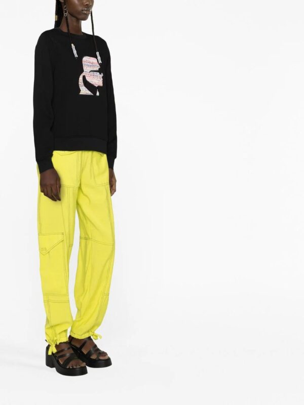 Karl Lagerfeld  Bouclé Profile sweatshirt - Image 4