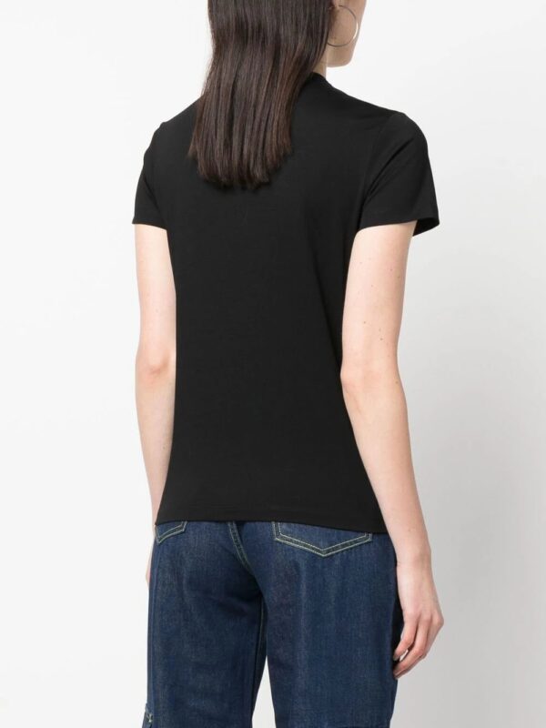 Karl Lagerfeld  logo-embroidered organic cotton T-shirt - Image 4