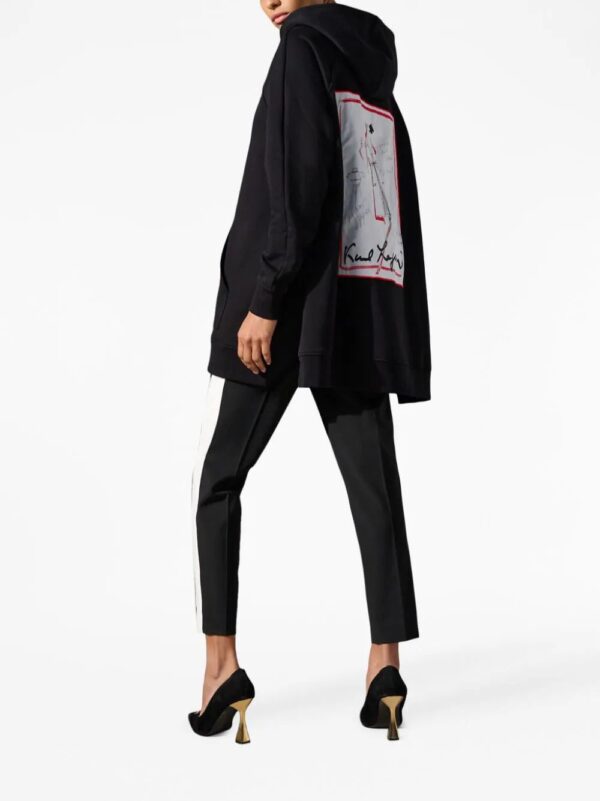 Karl Lagerfeld  Karl Series graphic-print hoodie - Image 3