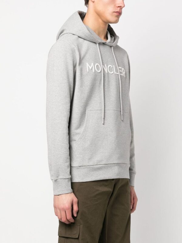 Moncler  logo-print drawstring hoodie - Image 3
