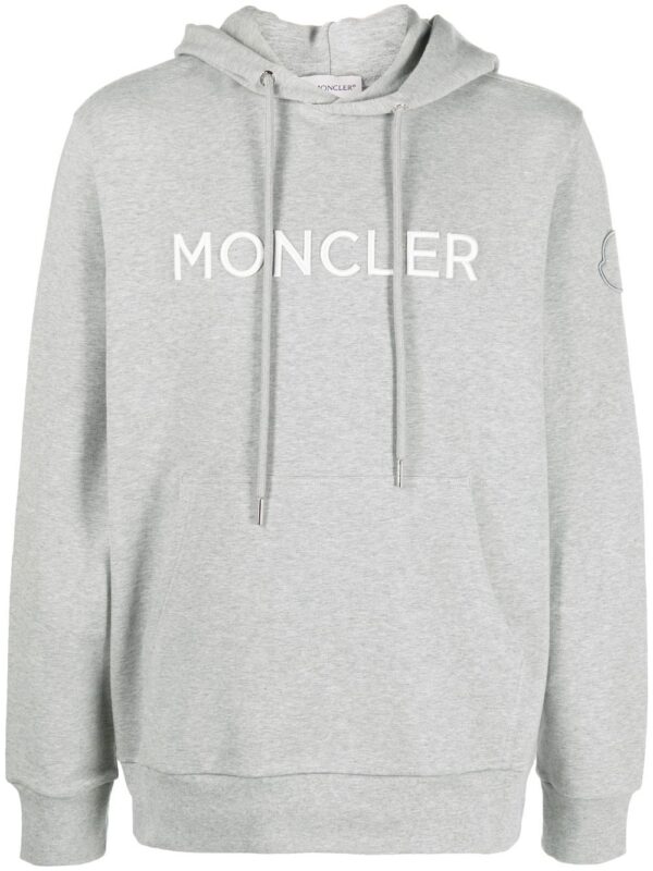 Moncler  logo-print drawstring hoodie