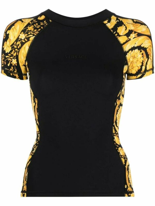 Versace  baroque-print T-shirt