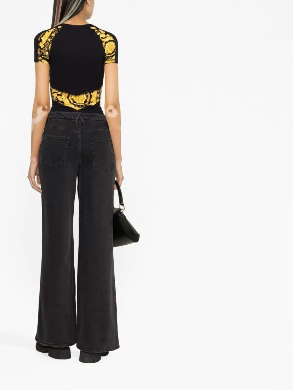 Versace  baroque-print T-shirt - Image 4