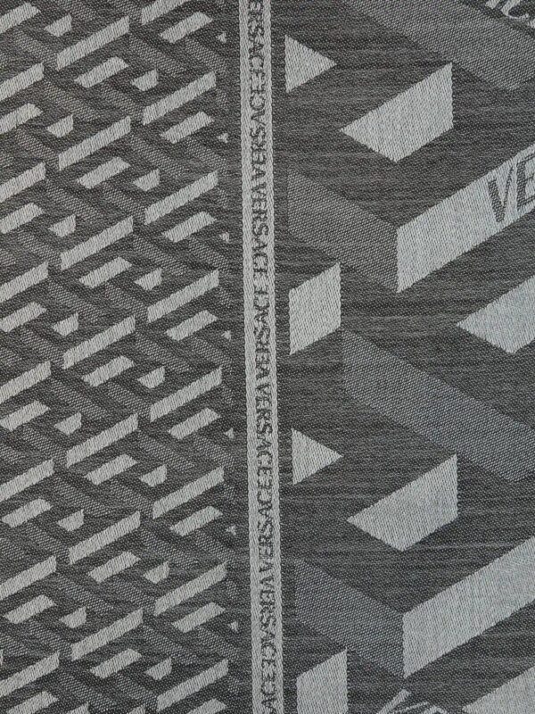 Versace  La Greca geometric-pattern scarf - Image 2