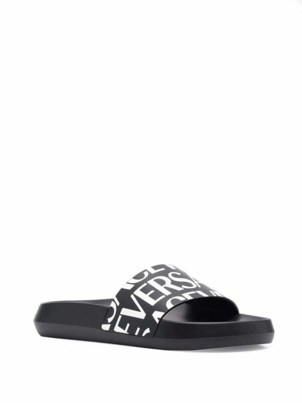 Versace  logo-print slides - Image 2