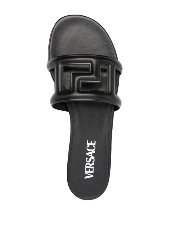 Versace  calf leather slides - Image 4