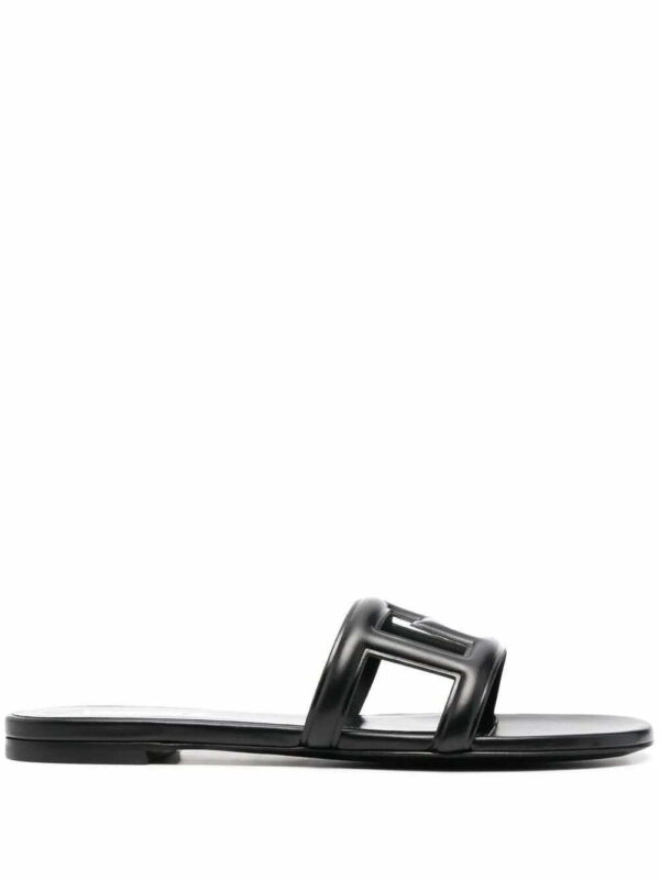 Versace  calf leather slides