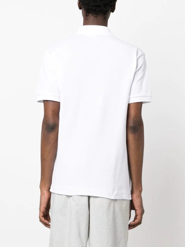 Lacoste  logo-patch cotton polo shirt - Image 3