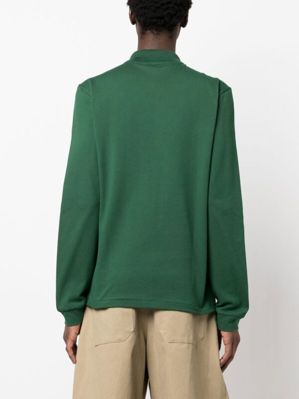 Lacoste logo-patch cotton polo shirt - Image 4