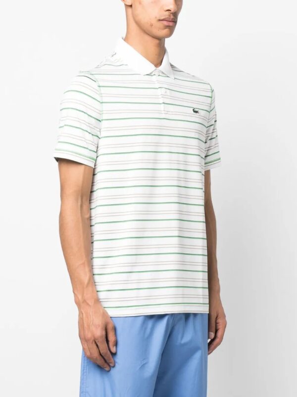 Lacoste  short-sleeve striped polo shirt - Image 2