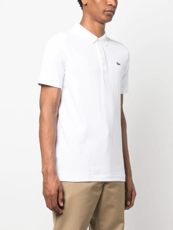 Lacoste  logo-patch short-sleeve polo shirt - Image 2