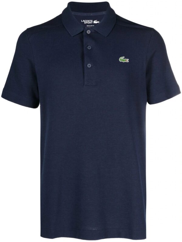 Lacoste  logo-patch short-sleeve polo shirt